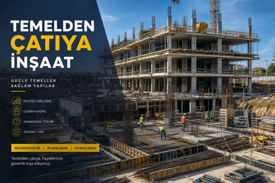 Gebze Temelden Çatıya İnşaat